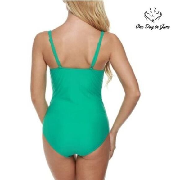 Ekouaer Elegant Inspired Vintage Pin up One Piece Size M - Picture 2 of 5